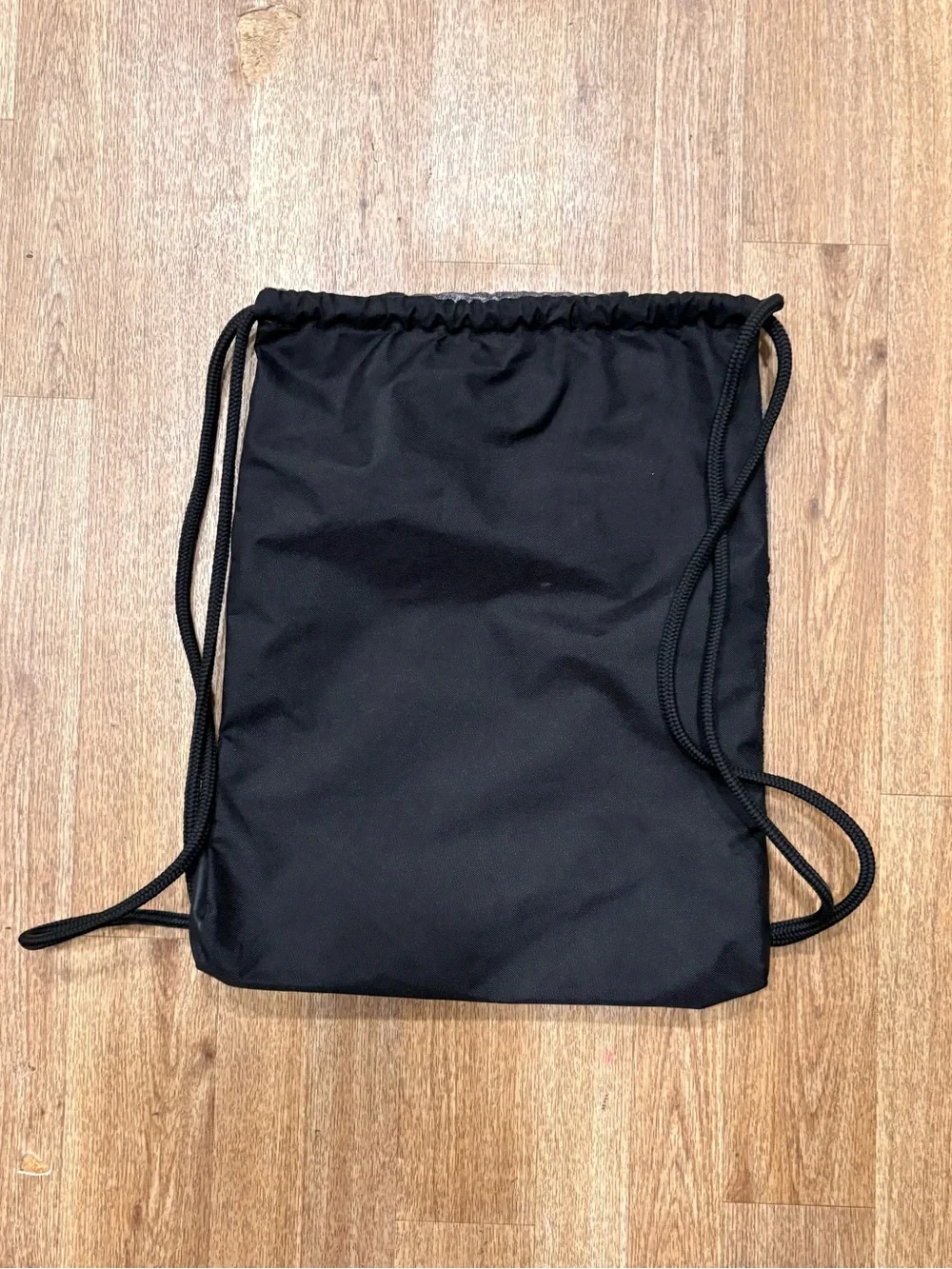 adidas Gray and Black Drawstring bag with Front Zip